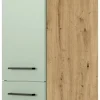 Apothekerschrank Cara grün B/H/T: ca. 30x200x57 cm