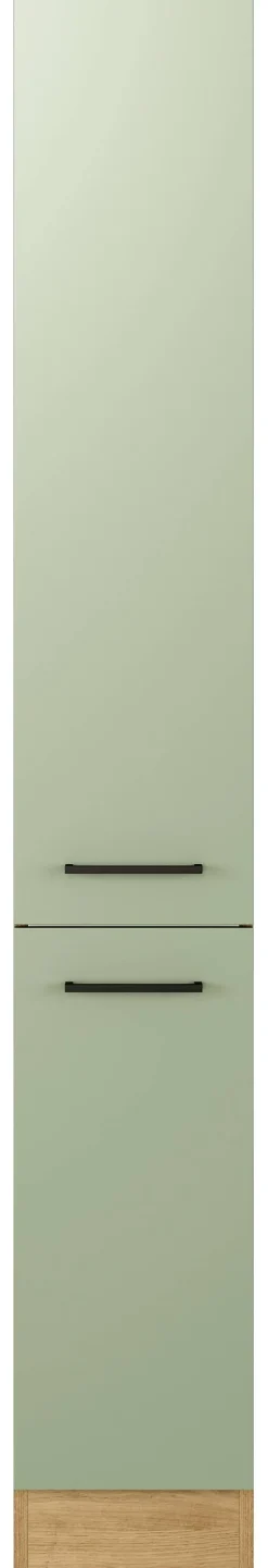 Apothekerschrank Cara grün B/H/T: ca. 30x200x57 cm
