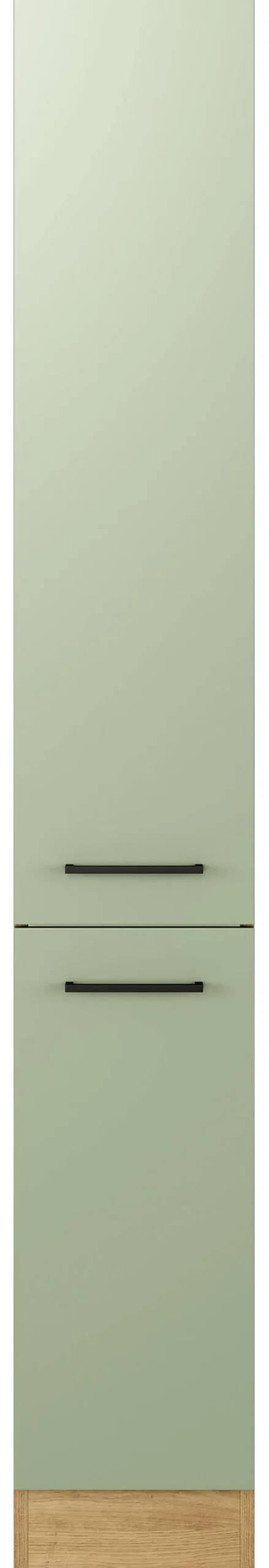 Apothekerschrank Cara grün B/H/T: ca. 30x200x57 cm
