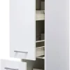 Apothekerschrank Lucca weiß matt B/H/T: ca. 30x200x57 cm