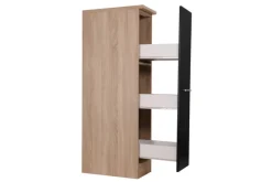 Apothekerschrank Merle schwarz B/H/T: ca. 30x145x60 cm