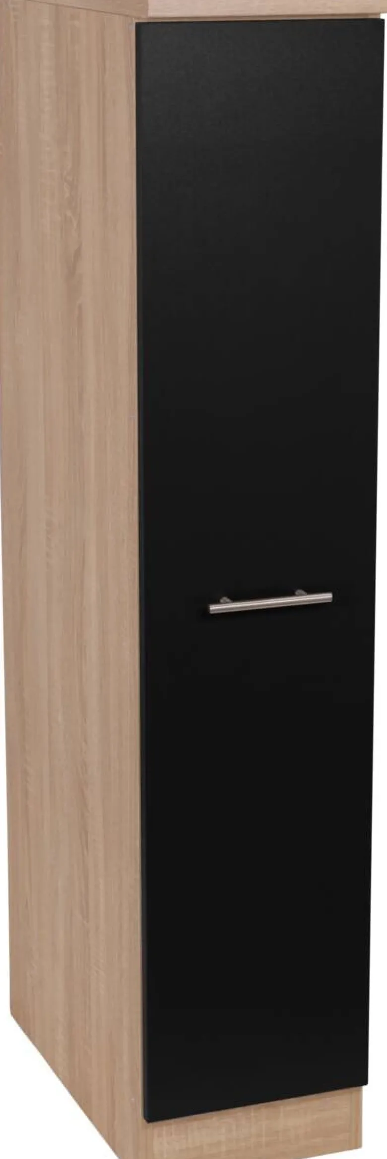 Apothekerschrank Merle schwarz B/H/T: ca. 30x145x60 cm