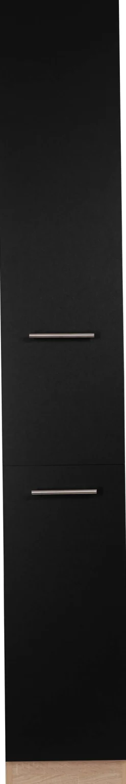 Apothekerschrank Merle schwarz B/H/T: ca. 30x200x60 cm