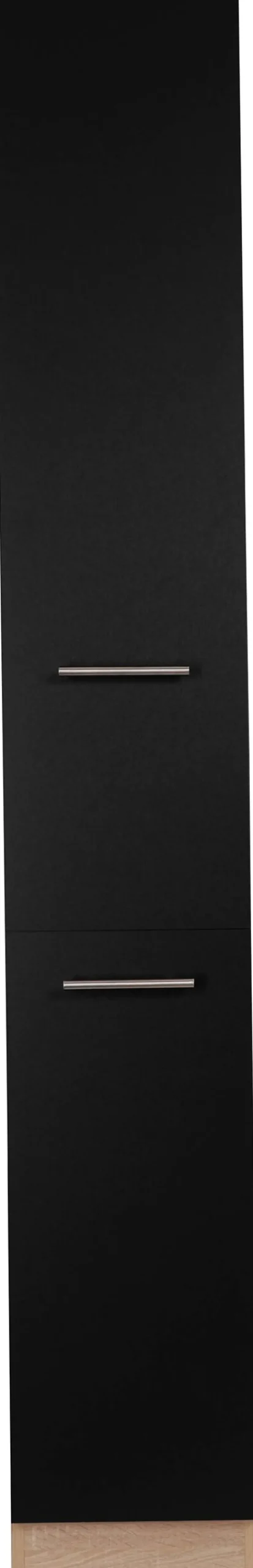 Apothekerschrank Merle schwarz B/H/T: ca. 30x200x60 cm