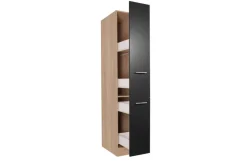 Apothekerschrank Merle schwarz B/H/T: ca. 30x200x60 cm