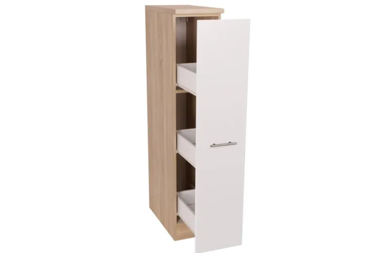 Apothekerschrank Merle weiß B/H/T: ca. 30x145x60 cm