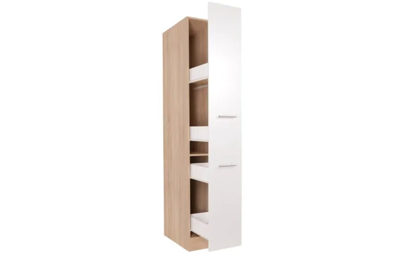 Apothekerschrank Merle weiß B/H/T: ca. 30x200x60 cm
