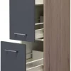 Apothekerschrank Morena grau matt B/H/T: ca. 30x161x60 cm