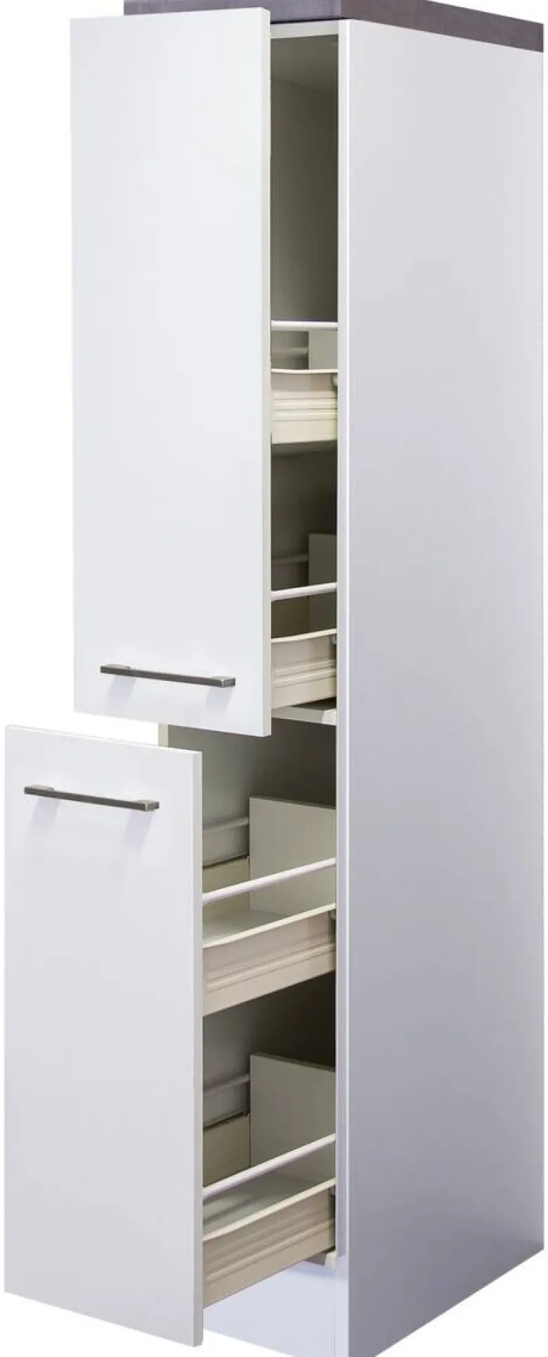 Apothekerschrank Vita weiß matt B/H/T: ca. 30x162x60 cm