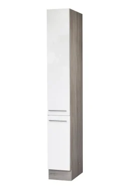 Apothekerschrank weiß Hochglanz B/H/T: ca. 30x212x57 cm