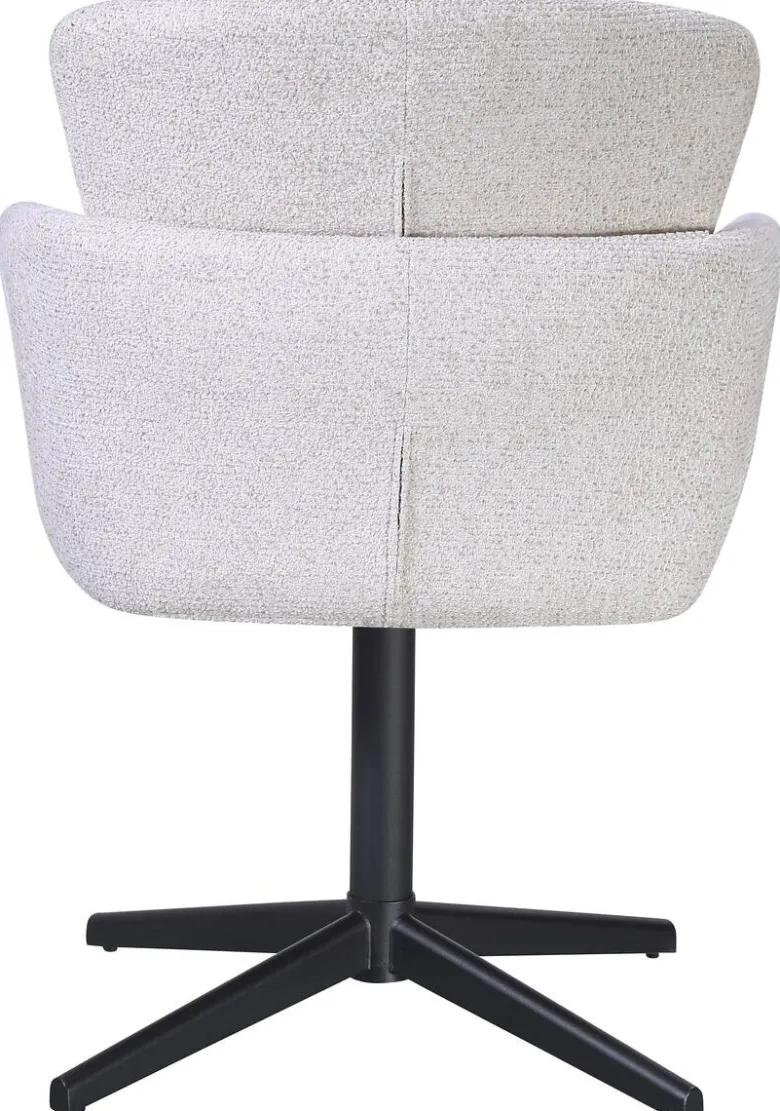 Armlehnstuhl Dana beige Webstoff B/H/T: ca. 58x84x61 cm