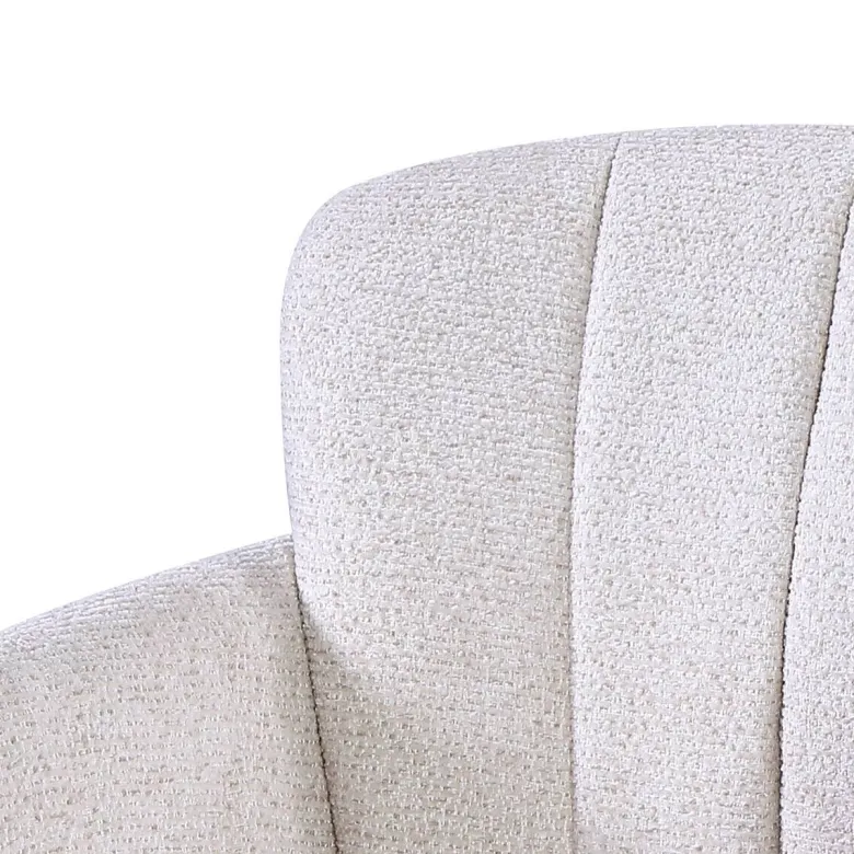 Armlehnstuhl Dana beige Webstoff B/H/T: ca. 58x84x61 cm