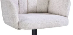 Armlehnstuhl Dana beige Webstoff B/H/T: ca. 58x84x61 cm