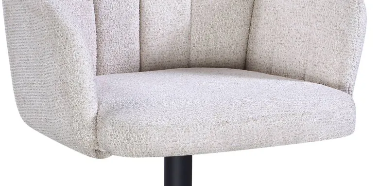 Armlehnstuhl Dana beige Webstoff B/H/T: ca. 58x84x61 cm