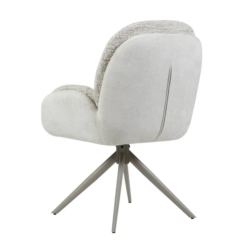 Armlehnstuhl Davina beige Microfaser B/H/T: ca. 64x92,5x48 cm