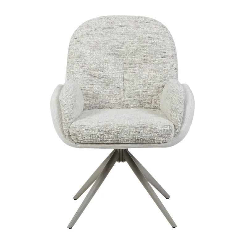 Armlehnstuhl Davina beige Microfaser B/H/T: ca. 64x92,5x48 cm