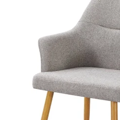 Armlehnstuhl Inga beige Webstoff B/H/T: ca. 57x86x63,5 cm