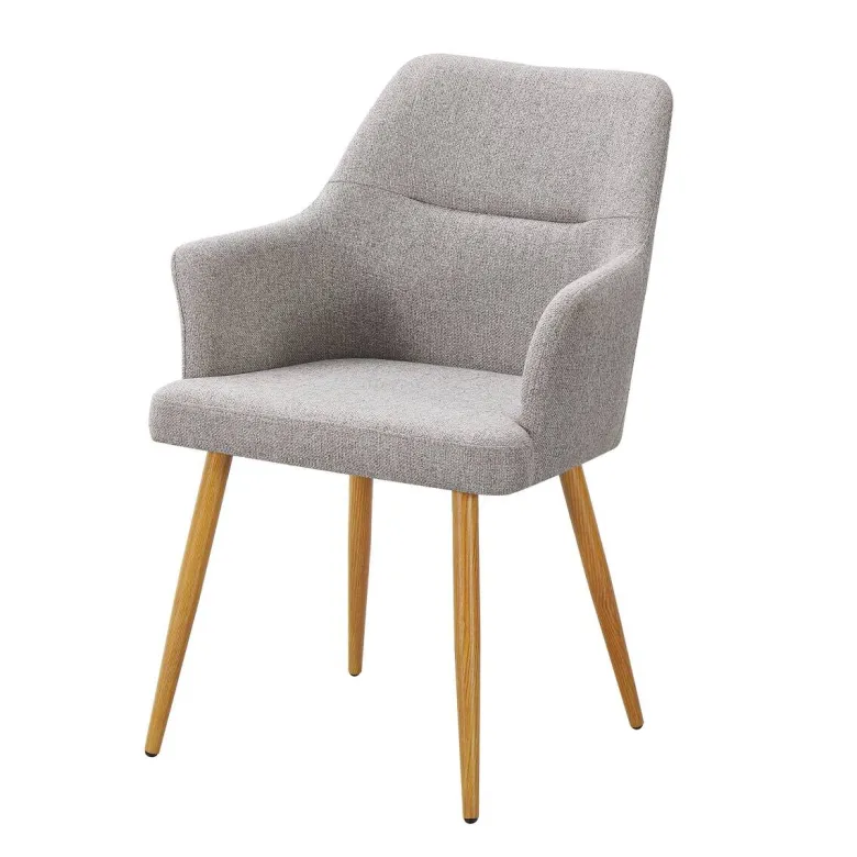 Armlehnstuhl Inga beige Webstoff B/H/T: ca. 57x86x63,5 cm