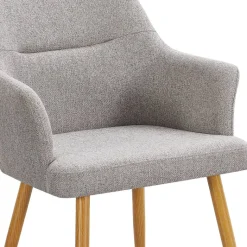 Armlehnstuhl Inga beige Webstoff B/H/T: ca. 57x86x63,5 cm