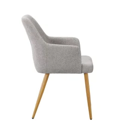 Armlehnstuhl Inga beige Webstoff B/H/T: ca. 57x86x63,5 cm