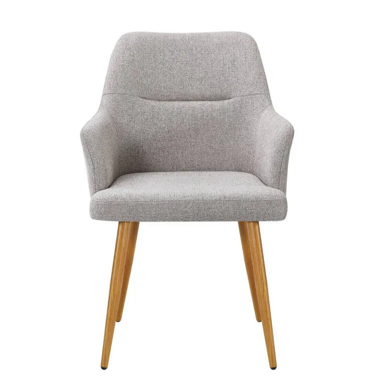 Armlehnstuhl Inga beige Webstoff B/H/T: ca. 57x86x63,5 cm