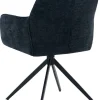Armlehnstuhl Lena anthrazit Webstoff B/H/T: ca. 61x90x62 cm