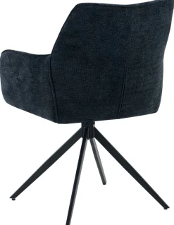 Armlehnstuhl Lena anthrazit Webstoff B/H/T: ca. 61x90x62 cm