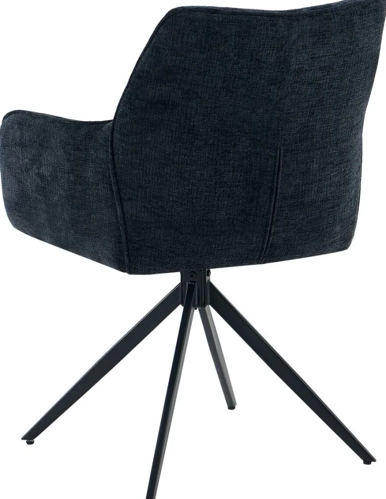 Armlehnstuhl Lena anthrazit Webstoff B/H/T: ca. 61x90x62 cm