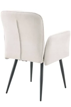 Armlehnstuhl Marla beige Webstoff B/H/T: ca. 60x89x62 cm