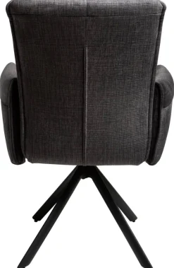 Armlehnstuhl Renate grau Samt B/H/T: ca. 59x92x67 cm