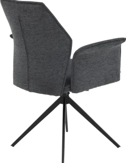 Armlehnstuhl Susanne anthrazit Microfaser B/H/T: ca. 65x92x64 cm