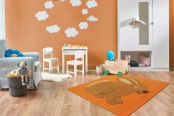 Arte Espina Kurzflorteppich Joy 295 orange B/L: ca. 130x130 cm