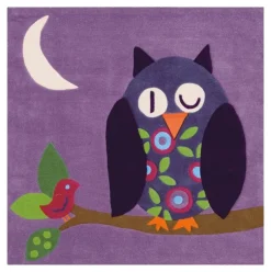 Arte Espina Kurzflorteppich Joy 4049 violett B/L: ca. 130x130 cm