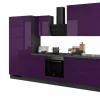 artego Küchenblock Sigma violett B/H/T: ca. 310x235x60 cm