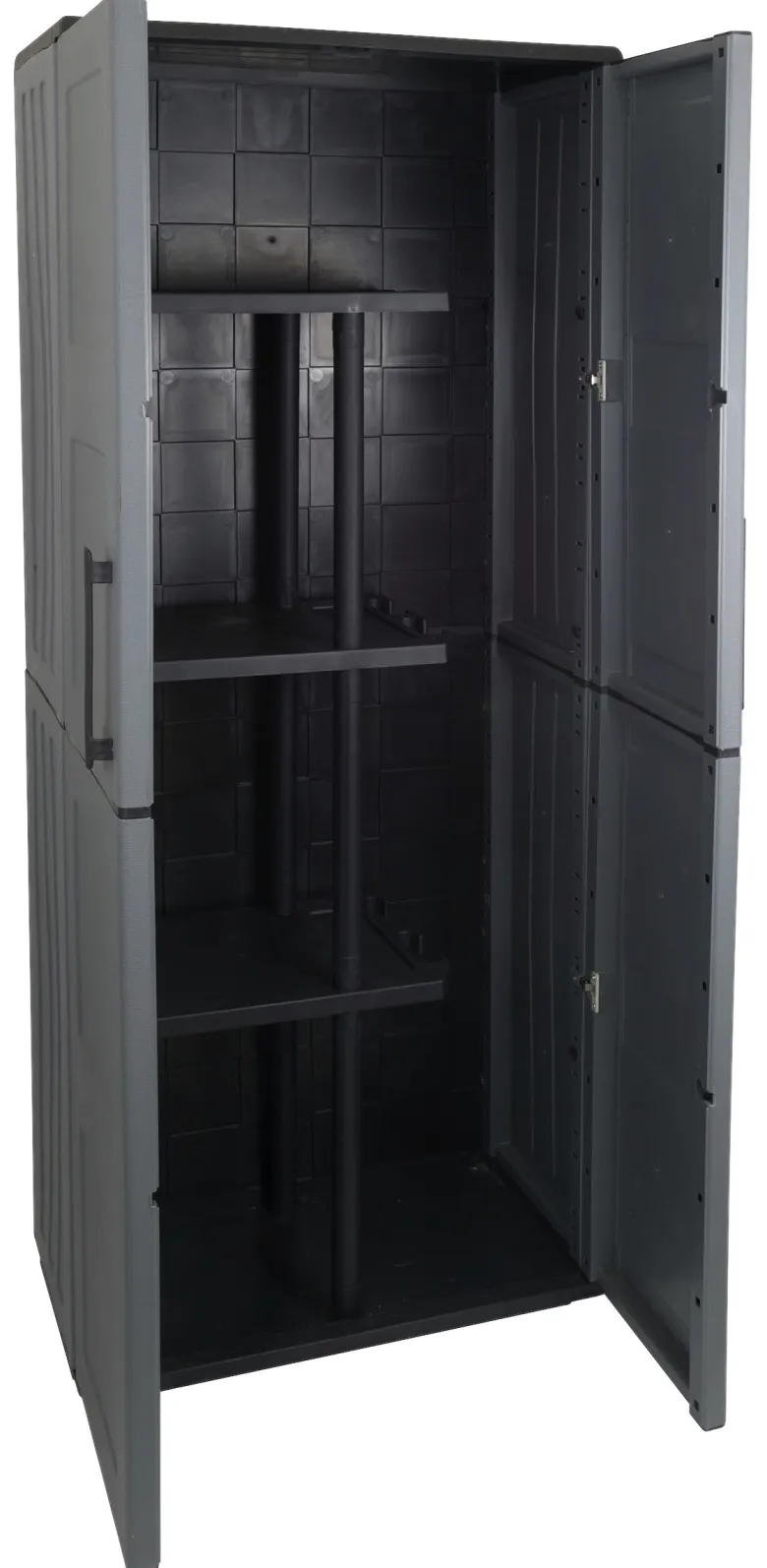 ArtPlast Kunststoffschrank Free dunkelgrau Kunststoff B/H/T: ca. 68x163x37 cm