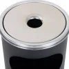 Aschenbecher schwarz Metall