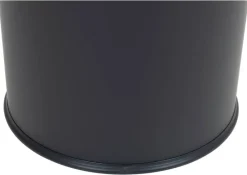 Aschenbecher schwarz Metall