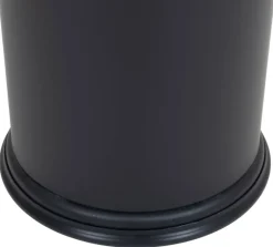 Aschenbecher schwarz Metall