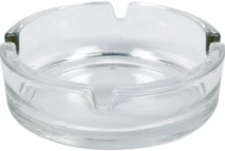 Aschenbecher transparent Glas