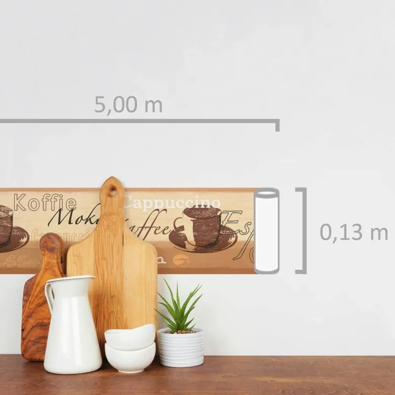A.S.Creation Bordüre beige creme braun B/H/D: ca. 13x500x5,5 cm