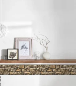 A.S.Creation Bordüre beige schwarz gelb B/H/D: ca. 17x500x5,5 cm