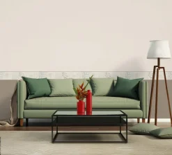 A.S.Creation Bordüre beige silber B/H/D: ca. 13x500x8 cm