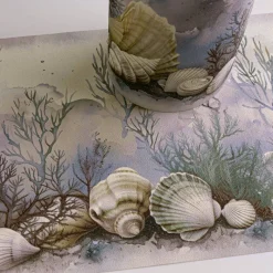 A.S.Creation Bordüre blau beige B/H/D: ca. 17x500x6,8 cm