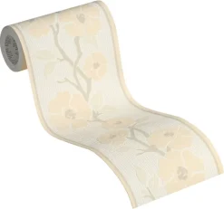 A.S.Creation Bordüre creme grau B/H/D: ca. 17x500x7,5 cm