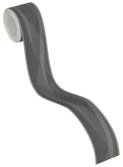A.S.Creation Bordüre schwarz grau B/H/D: ca. 5x500x6,5 cm