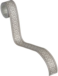 A.S.Creation Bordüre silber beige B/H/D: ca. 4x500x7 cm