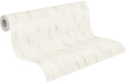 A.S.Creation Papiertapete beige weiß B/H/D: ca. 53x1005x10,9 cm