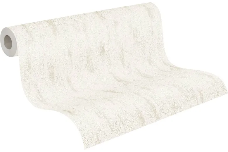 A.S.Creation Papiertapete beige weiß B/H/D: ca. 53x1005x10,9 cm