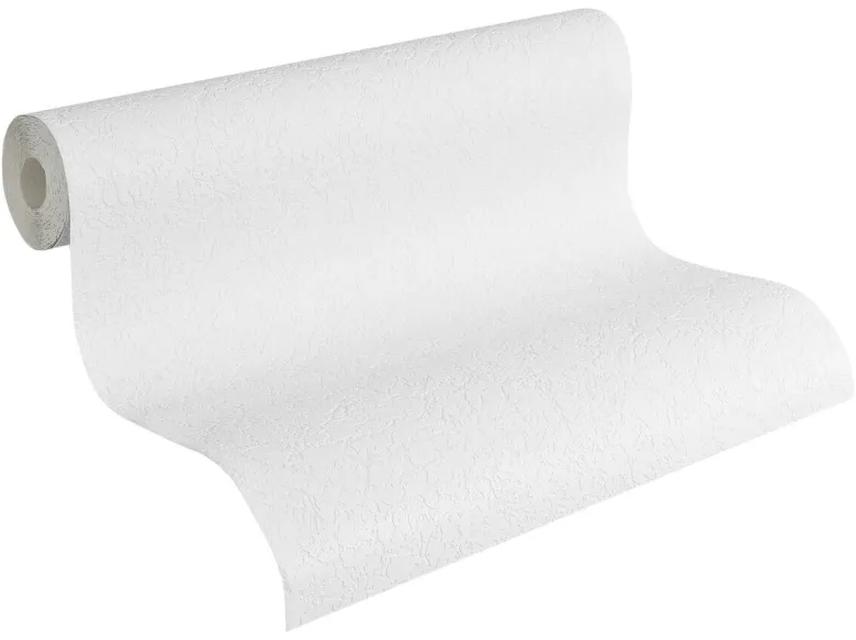 A.S.Creation Papiertapete weiß B/H/D: ca. 53x1005x11 cm