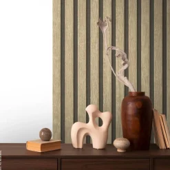 A.S.Creation Tapete beige braun schwarz B/H/D: ca. 52x250x7,5 cm